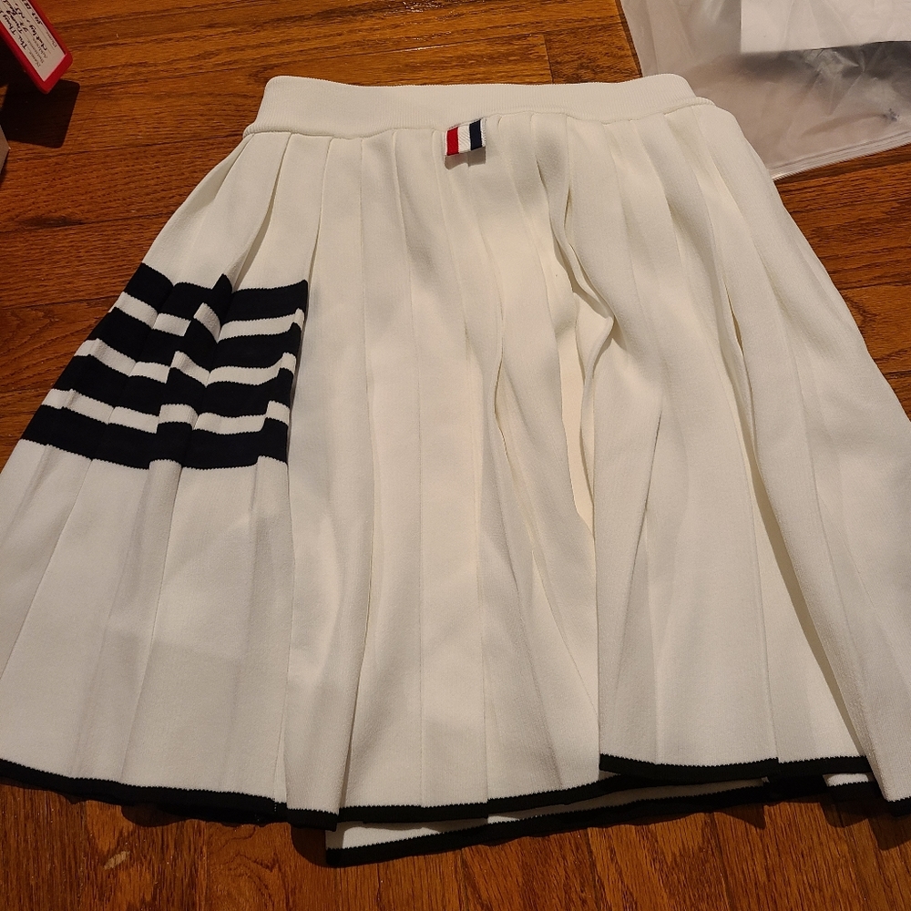 NNW Thom Browne plated skirt